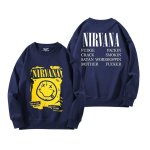 画像7: Unisex Nirvana x Smile long sleeve sweatshirts  男女兼用  ユニセックスニルヴァーナ×スマイルプリント 長袖 スウェットシャツ  トレーナー (7)