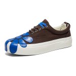 画像5: Unisex Triple-vulcanized floral-print platform lace-up sneakers ユニセックス 男女兼用トリプルバルカナイズド花柄厚底レースアップスニーカー (5)
