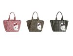 画像4: Leopard & Check x Half-Kitty Large-Capacity Tote/Shoulder Bag　ハーフキティーレオパードラージキャパシティートートショルダーエコバックママバック (4)