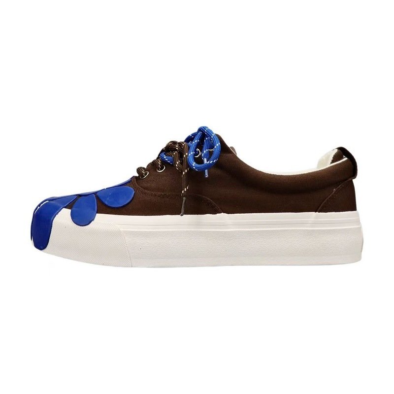 画像10: Unisex Triple-vulcanized floral-print platform lace-up sneakers ユニセックス 男女兼用トリプルバルカナイズド花柄厚底レースアップスニーカー (10)