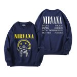 画像2: Unisex Nirvana x Smile long sleeve sweatshirts  男女兼用  ユニセックスニルヴァーナ×スマイルプリント 長袖 スウェットシャツ  トレーナー (2)