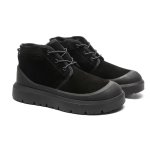 画像3: Lace-up platform suede leather desert boots / Tasman snow boots ユニセックス 男女兼用 レースアップ厚底スエードレザーデザートブーツタスマンスノーブーツ (3)