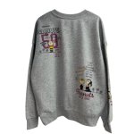 画像3: Unisex Snoopy&Woodstock & Friends Double-Sided Print Sweatshirt 男女兼用  ユニセックススヌーピー＆ウッドストック＆フレンズリバーシブルプリント 長袖 スウェットシャツ  トレーナー (3)