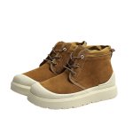 画像1: Lace-up platform suede leather desert boots / Tasman snow boots ユニセックス 男女兼用 レースアップ厚底スエードレザーデザートブーツタスマンスノーブーツ (1)