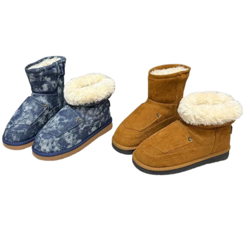 画像2: Tie-dye Denim painted classical platform short boots タイダイ デニムクラシカルペイントプラットフォーム ショートブーツ (2)