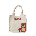 画像2: Lotso & Winnie the Pooh Canvas Tote Eco-Bag　ロッツォ＆熊のプーさん キャンバストートエコバッグママバック (2)
