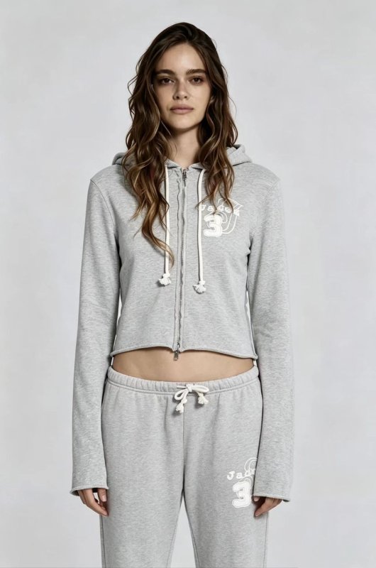 画像6: Jaded London 3 Cleo Zip Through Sweat Hoodie ジェイデッドロンドン クレオ ジップ スウェット フーディー パーカー Y2K (6)