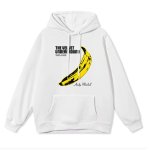 画像2: Andy Warhol Banana logo Sweat Hoodie ユニセックス男女兼用 アンディーウォーホル バナナ プリントスウェット パーカートレーナー (2)