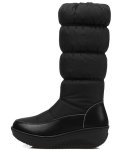 画像5: Long-length platform down snow boots with side zips and thick faux-fur lining.男女兼用サイドジップ付きロング丈厚底ダウンブーツ厚手ボアスノーブーツ (5)
