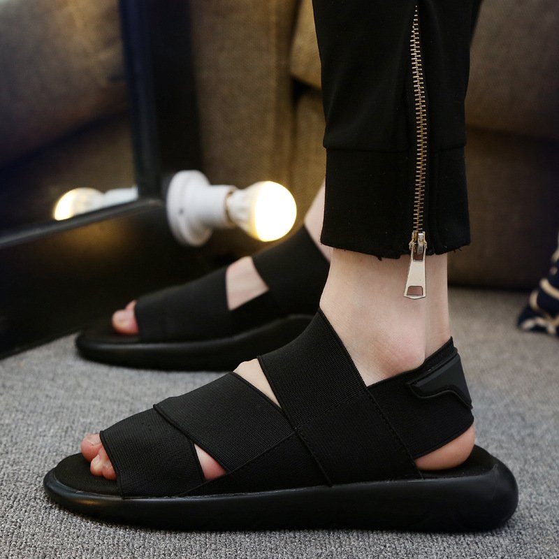 画像4: Men's Elastic Sole Back Strap Sandals slippers  ユニセック男女兼用メンズエラスティックソールバックストラップサンダル スリッパ (4)