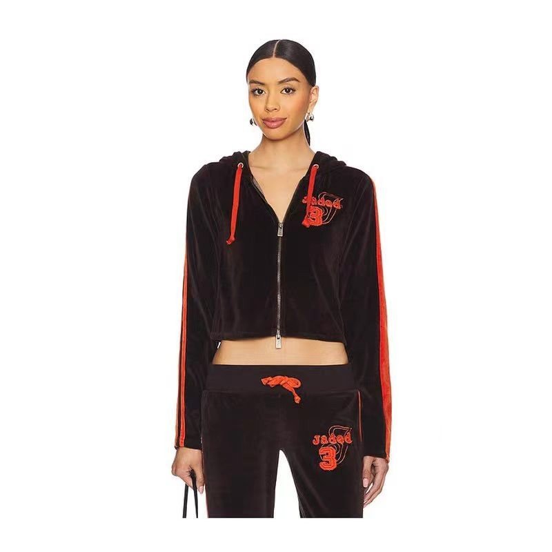 画像4: Jaded London 3 Cleo Zip Through Sweat Hoodie ジェイデッドロンドン クレオ ジップ スウェット フーディー パーカー Y2K (4)