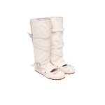 画像3: 2-way riding boots with an internal heel and buckle インヒールバックル付き 2WAY取り外し可能バレエシューズスタイルライディングブーツ (3)