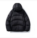 画像4: Basic Stylish Hooded Down Jacket　ユニセックス男女兼用スタイリッシュフーディダウンジャケット (4)