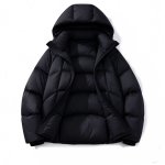 画像7: Basic Stylish Hooded Down Jacket　ユニセックス男女兼用スタイリッシュフーディダウンジャケット (7)