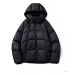 画像10: Basic Stylish Hooded Down Jacket　ユニセックス男女兼用スタイリッシュフーディダウンジャケット (10)