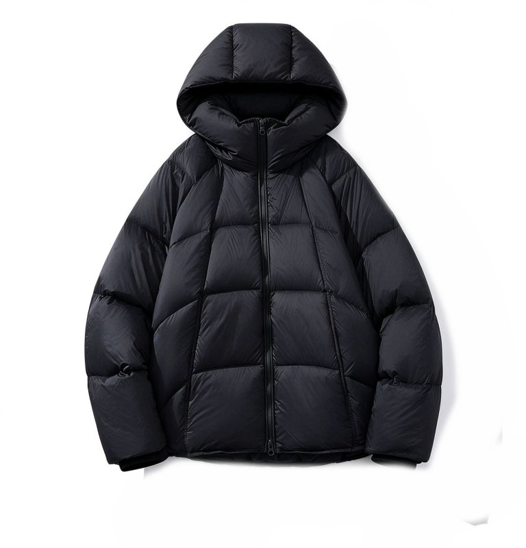 画像10: Basic Stylish Hooded Down Jacket　ユニセックス男女兼用スタイリッシュフーディダウンジャケット (10)