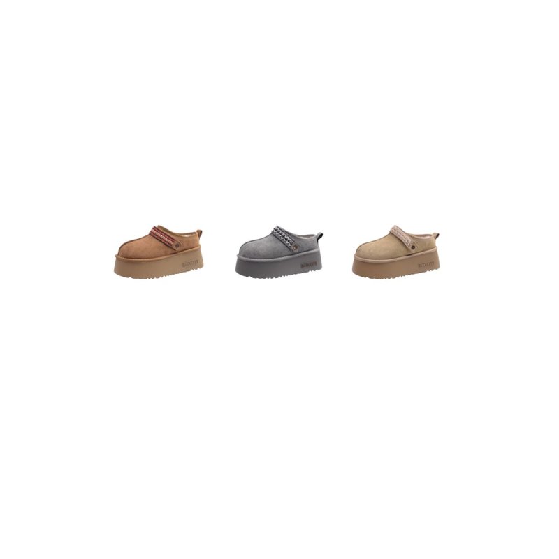 画像5: Platform shearling slip-on boots 厚底プラットフォームボアシープスキンスリッポンブーツ (5)