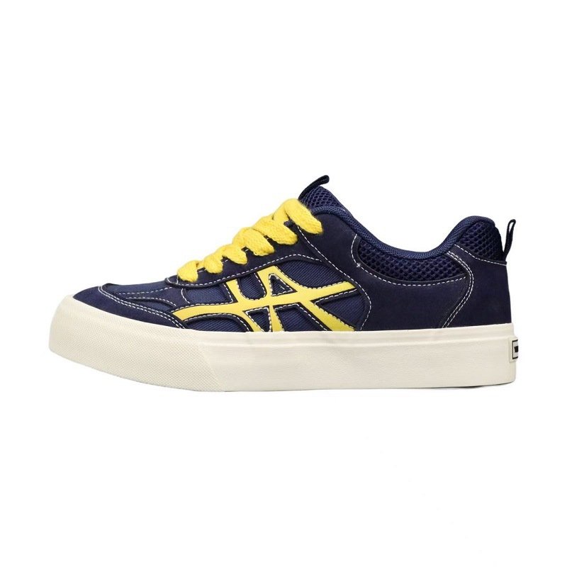 画像2: Unisex Thick-soled canvas point lace-up sneakers ユニセックス 男女兼用ポイント付き厚底レースアップスニーカー (2)