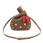 画像6: Kitty Felt Bucket Tote Shoulder Bag　キティー フエルトバケットトートショルダーバッグ (6)
