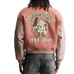 画像5: Baseball & Tiger-Embroidered Stadium Jacket　ユニセックス男女兼用ベースボール＆タイガースタジャンスタジアムジャケット (5)