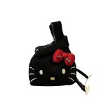 画像2: Kitty Felt Bucket Tote Shoulder Bag　キティー フエルトバケットトートショルダーバッグ (2)