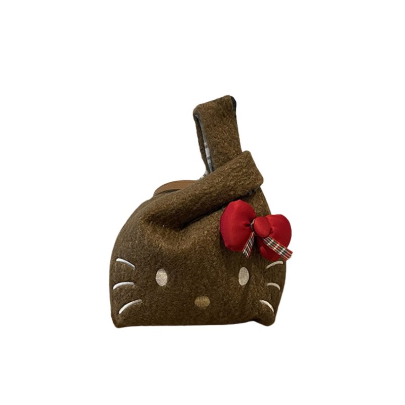 画像3: Kitty Felt Bucket Tote Shoulder Bag　キティー フエルトバケットトートショルダーバッグ (3)