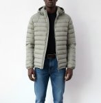画像4: Short hooded down jacket　ユニセックス男女兼用フーディショート丈ダウンジャケット (4)