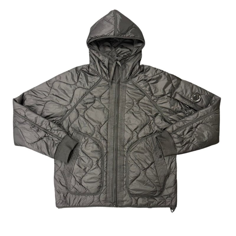 画像3: Quilted hooded insulated down jacket　ユニセックス男女兼用 キルティング フード防寒ダウンジャケット (3)