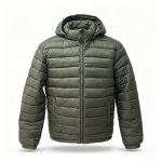 画像9: Short hooded down jacket　ユニセックス男女兼用フーディショート丈ダウンジャケット (9)