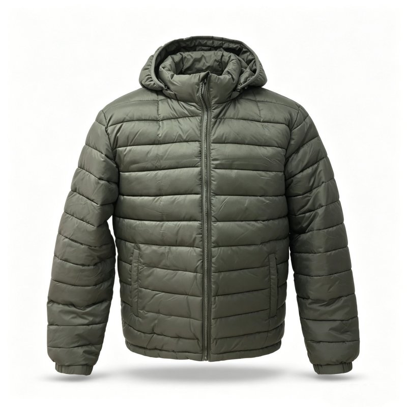 画像9: Short hooded down jacket　ユニセックス男女兼用フーディショート丈ダウンジャケット (9)
