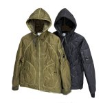画像2: Quilted hooded insulated down jacket　ユニセックス男女兼用 キルティング フード防寒ダウンジャケット (2)