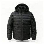 画像12: Short hooded down jacket　ユニセックス男女兼用フーディショート丈ダウンジャケット (12)