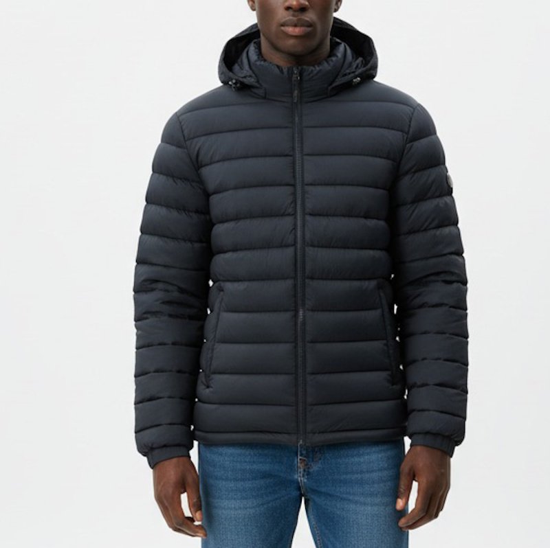 画像10: Short hooded down jacket　ユニセックス男女兼用フーディショート丈ダウンジャケット (10)