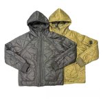 画像1: Quilted hooded insulated down jacket　ユニセックス男女兼用 キルティング フード防寒ダウンジャケット (1)