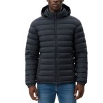 画像1: Short hooded down jacket　ユニセックス男女兼用フーディショート丈ダウンジャケット (1)
