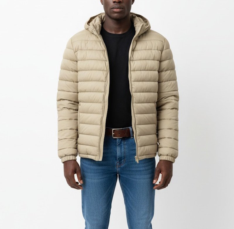 画像3: Short hooded down jacket　ユニセックス男女兼用フーディショート丈ダウンジャケット (3)