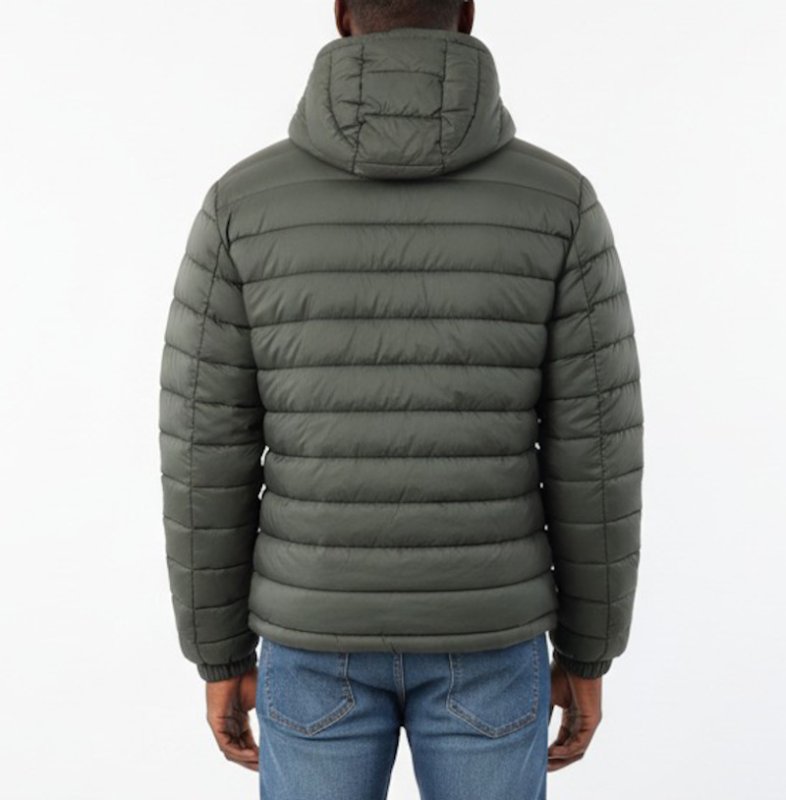画像5: Short hooded down jacket　ユニセックス男女兼用フーディショート丈ダウンジャケット (5)