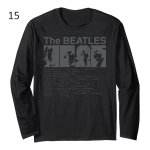 画像16: Unisex Beatles Vintage-Style Long-Sleeve T-Shirt　男女兼用 ビートルズヴィンテージスタイル長袖Tシャツ  (16)