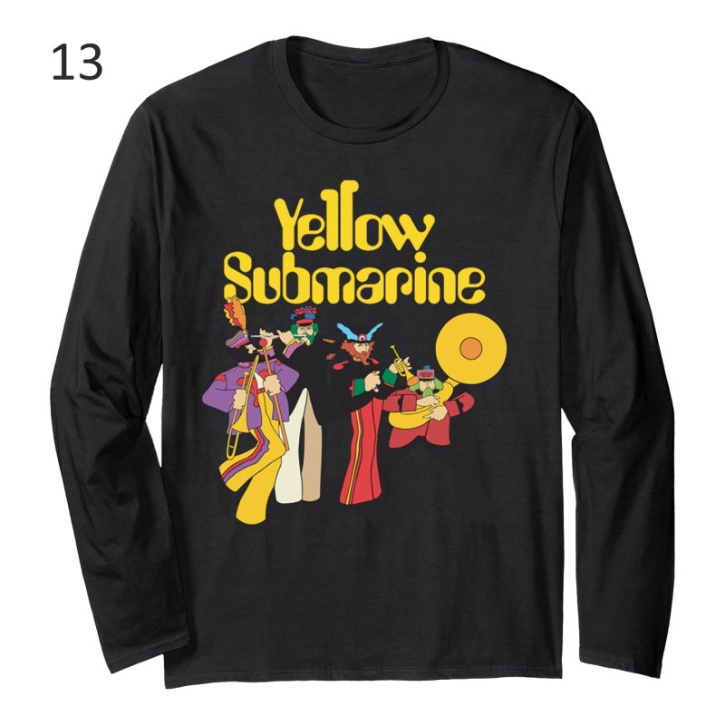 画像14: Unisex Beatles Vintage-Style Long-Sleeve T-Shirt　男女兼用 ビートルズヴィンテージスタイル長袖Tシャツ  (14)