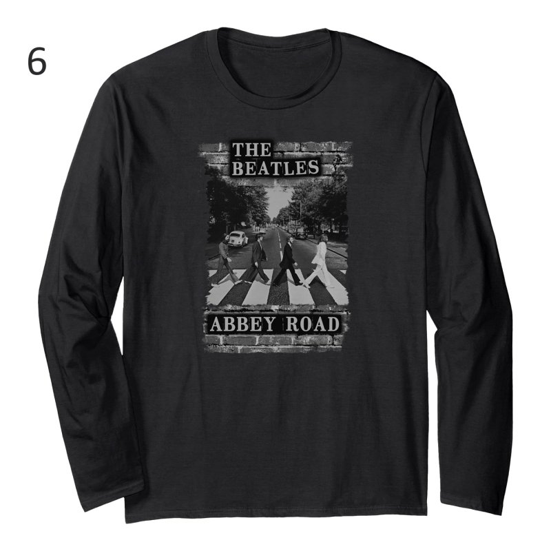 画像7: Unisex Beatles Vintage-Style Long-Sleeve T-Shirt　男女兼用 ビートルズヴィンテージスタイル長袖Tシャツ  (7)