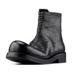 画像1: Vintage-finish chunky-sole leather Chelsea boots　ユニセックス 男女兼用  ヴィンテージ加工チャンキーソールレザーチェルシーブーツ (1)
