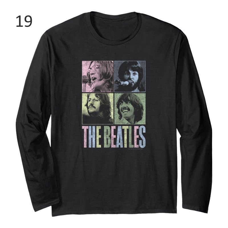 画像20: Unisex Beatles Vintage-Style Long-Sleeve T-Shirt　男女兼用 ビートルズヴィンテージスタイル長袖Tシャツ  (20)