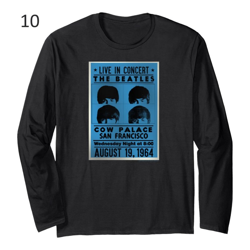 画像11: Unisex Beatles Vintage-Style Long-Sleeve T-Shirt　男女兼用 ビートルズヴィンテージスタイル長袖Tシャツ  (11)