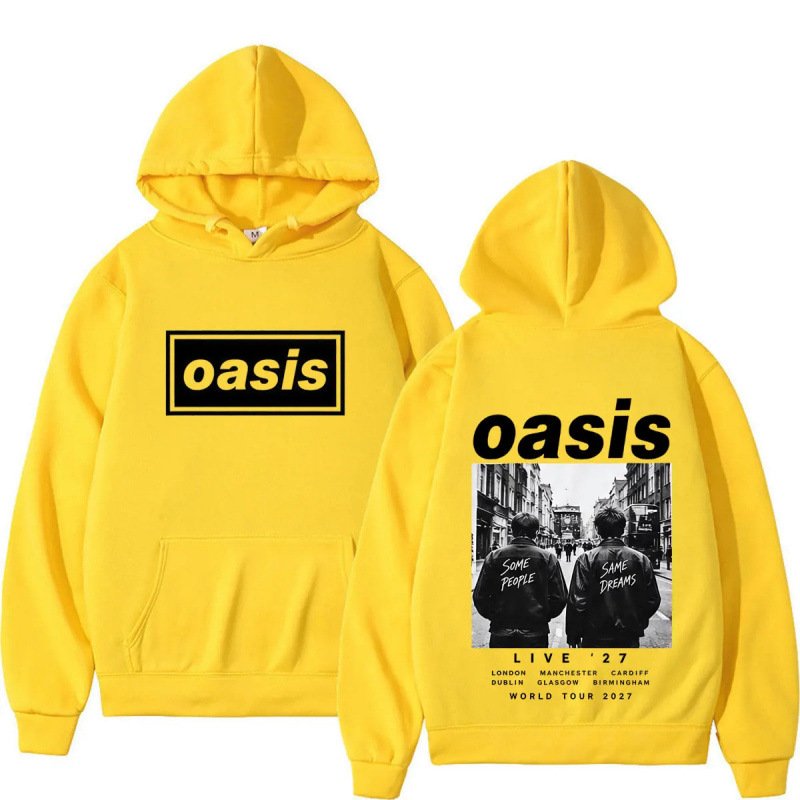 画像9: Oasis rock band hoodie　ユニセックス男女兼用オアシスロックバンドフーディ パーカートレーナー (9)