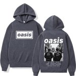 画像1: Oasis rock band hoodie　ユニセックス男女兼用オアシスロックバンドフーディ パーカートレーナー (1)
