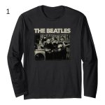 画像2: Unisex Beatles Vintage-Style Long-Sleeve T-Shirt　男女兼用 ビートルズヴィンテージスタイル長袖Tシャツ  (2)