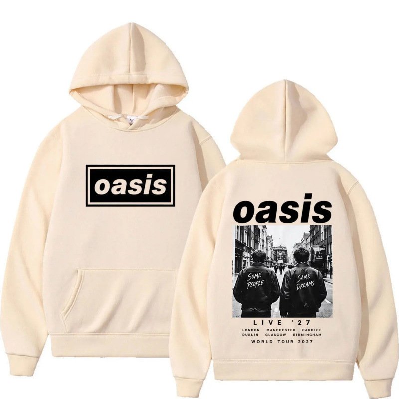 画像6: Oasis rock band hoodie　ユニセックス男女兼用オアシスロックバンドフーディ パーカートレーナー (6)