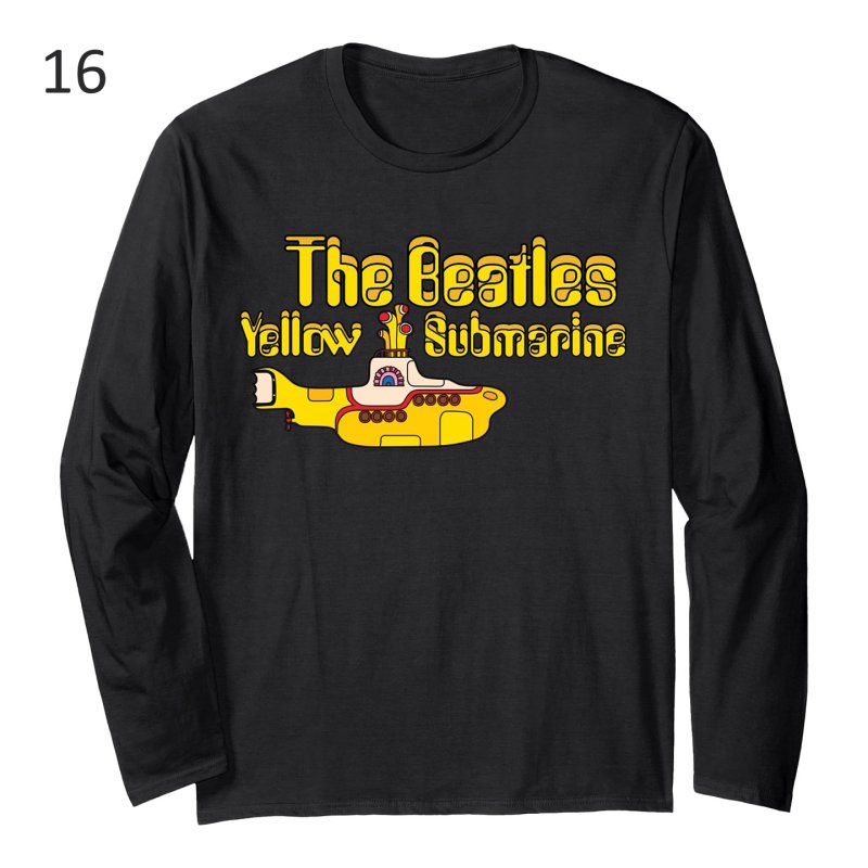画像17: Unisex Beatles Vintage-Style Long-Sleeve T-Shirt　男女兼用 ビートルズヴィンテージスタイル長袖Tシャツ  (17)
