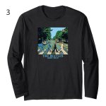 画像4: Unisex Beatles Vintage-Style Long-Sleeve T-Shirt　男女兼用 ビートルズヴィンテージスタイル長袖Tシャツ  (4)