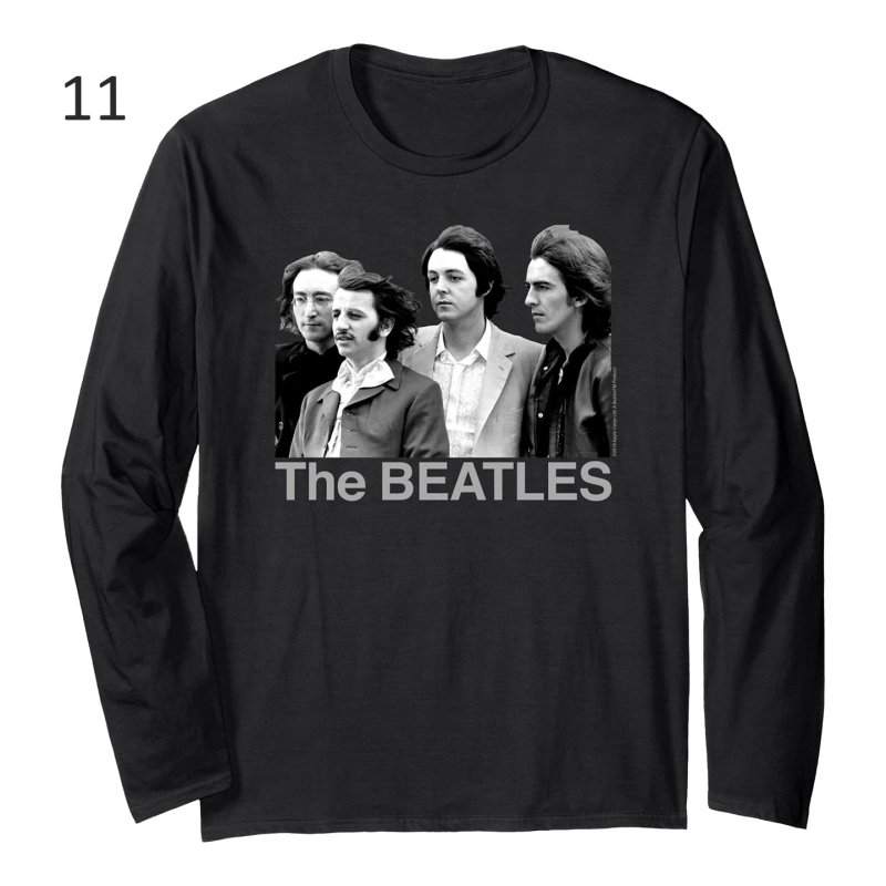 画像12: Unisex Beatles Vintage-Style Long-Sleeve T-Shirt　男女兼用 ビートルズヴィンテージスタイル長袖Tシャツ  (12)